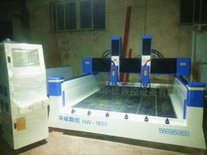 重庆奉节县HW1825双头重型石材雕刻机