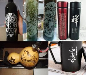重庆奉节县酒瓶葫芦工艺品激光雕刻机